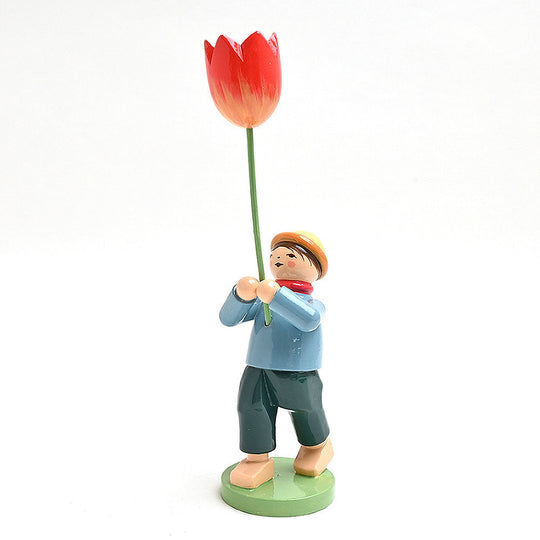 Wendt & K&uuml;hn ヴェント & キューン 木製人形ブロッサムキンダー ( チューリップ )