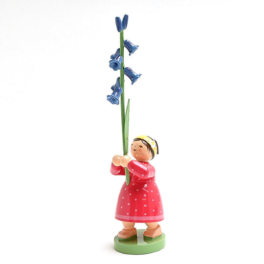 Wendt & K&uuml;hn ヴェント & キューン 木製人形ブロッサムキンダー ( ヒヤシンス )