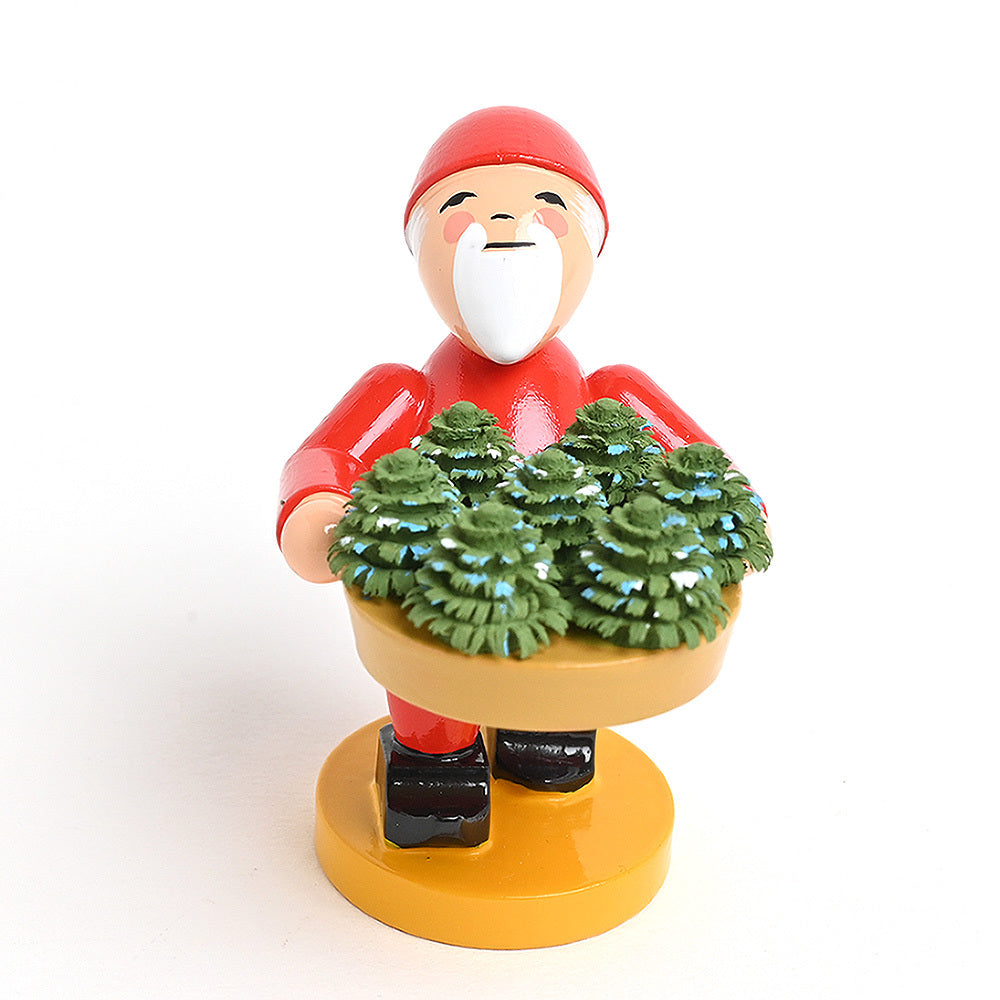 Wendt & Kuhn ヴェント & キューン 木製人形ブロッサムフレンズ ( お手伝いの妖精”ノーム”植木鉢 )