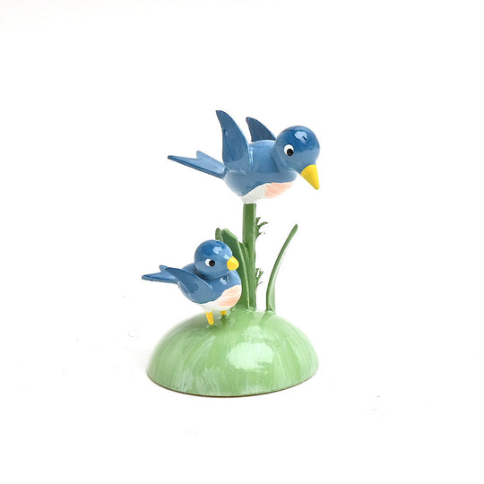 Wendt & K&uuml;hn ヴェント & キューン 木製人形 小枝で休む鳥