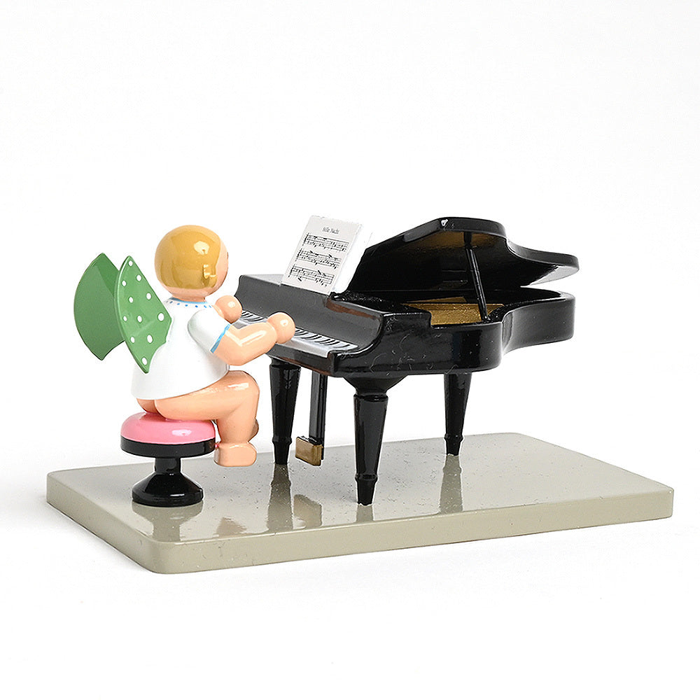 Wendt & Kuhn ヴェント & キューン 木製人形 天使のオーケストラ ( グランドピアノ オープン )