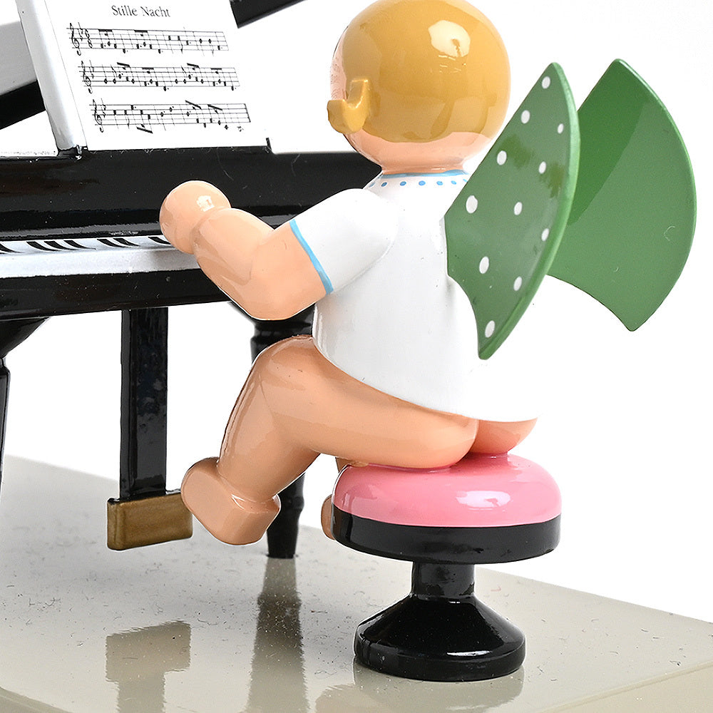 Wendt & Kuhn ヴェント & キューン 木製人形 天使のオーケストラ ( グランドピアノ オープン )