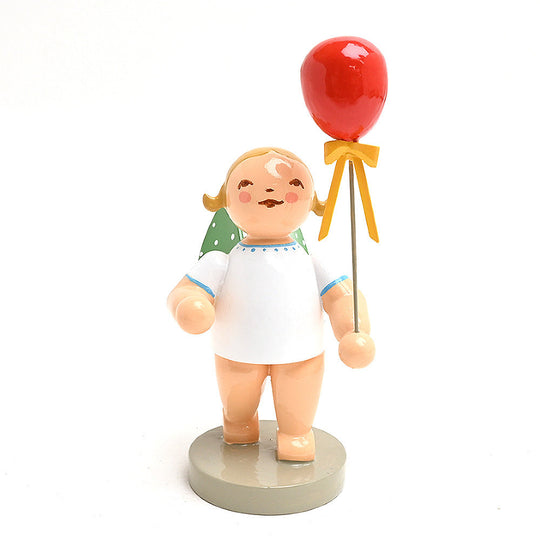 Wendt & K&uuml;hn ヴェント & キューン 木製人形 風船を持つ天使