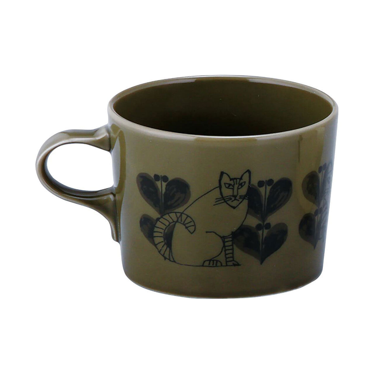 Lisa Larson リサ・ラーソン 木箱入りマグカップ ( グリーン )