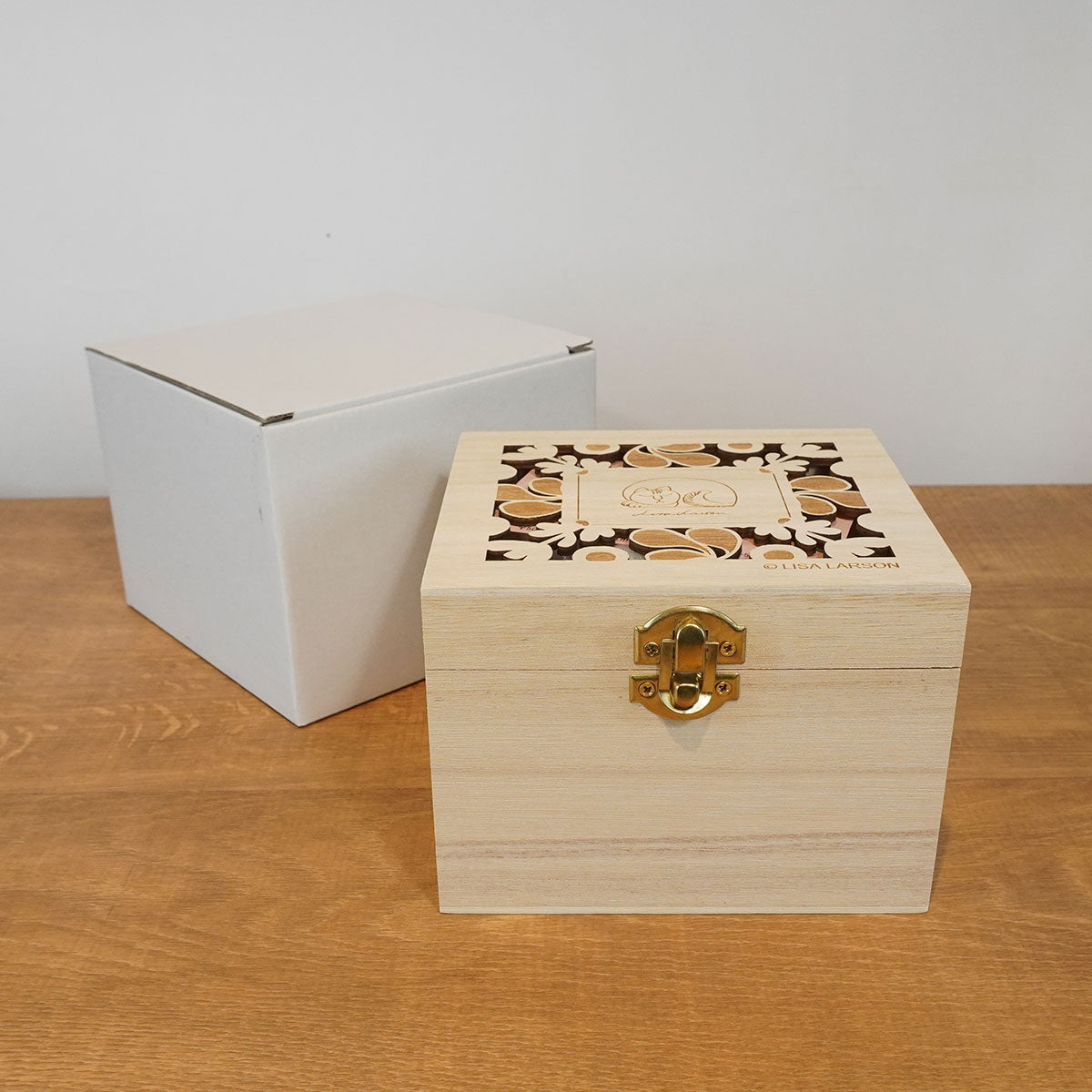 Lisa Larson リサ・ラーソン 木箱入りマグカップ ( ホワイト )