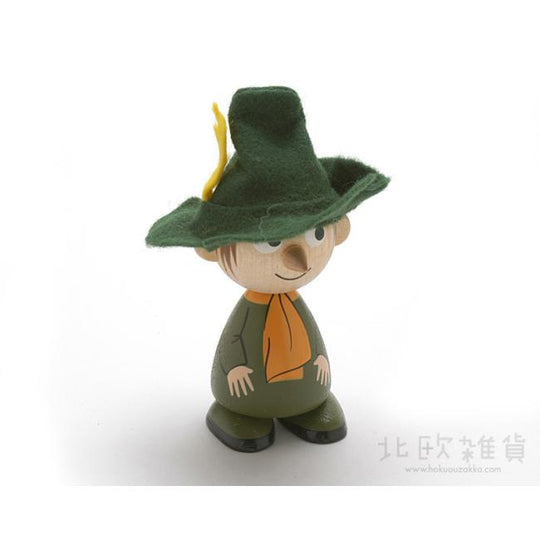 Moomin ムーミン Puulelut プーレルット 木製手描き人形 ( スナフキン )