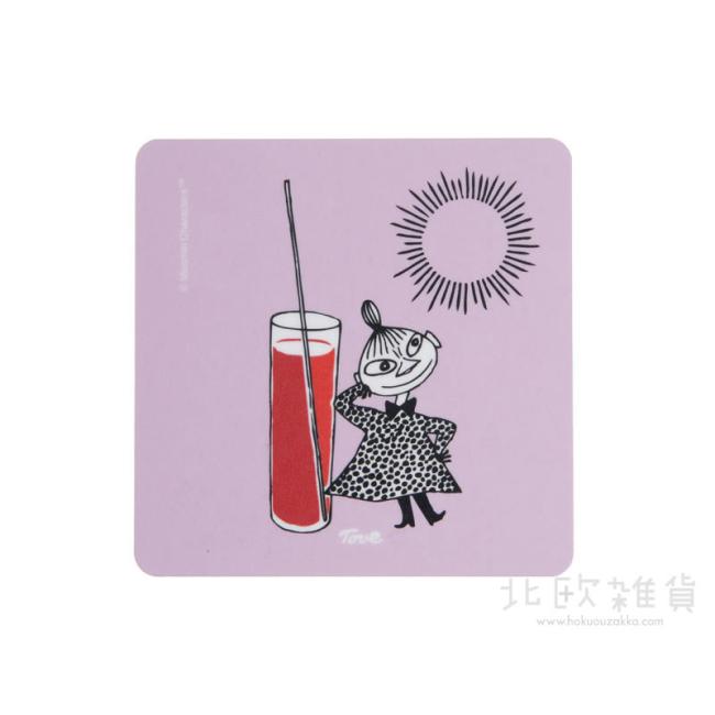 Moomin ムーミン Opto Design オプトデザイン 木製コースター ( Lemonade / 9×9cm )