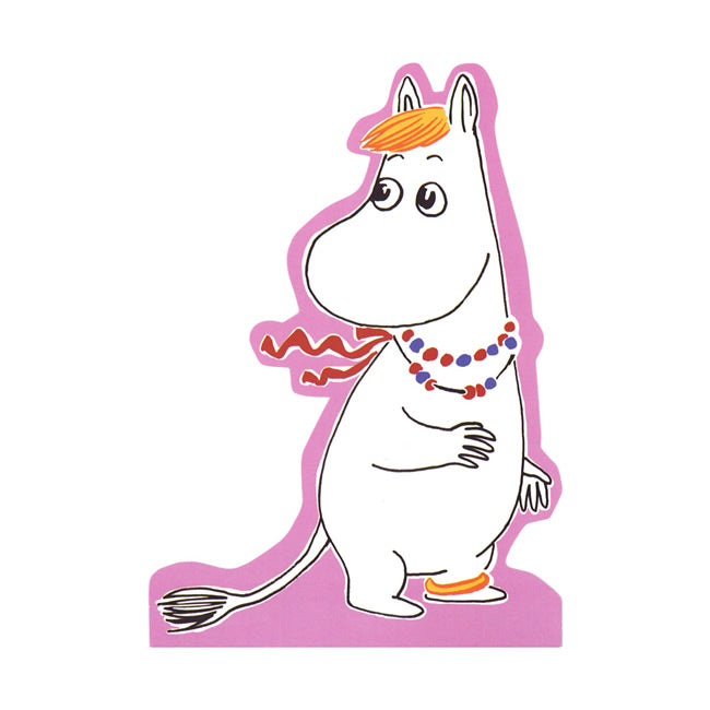 Moomin ムーミン PALETTI パレッティ ダイカットポストカード スノークのおじょうさん（ネックレス）