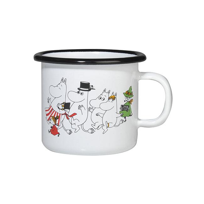 Moomin ムーミン Muurla ムールラ ホーローマグ(ヴィレッジ / 250ml)