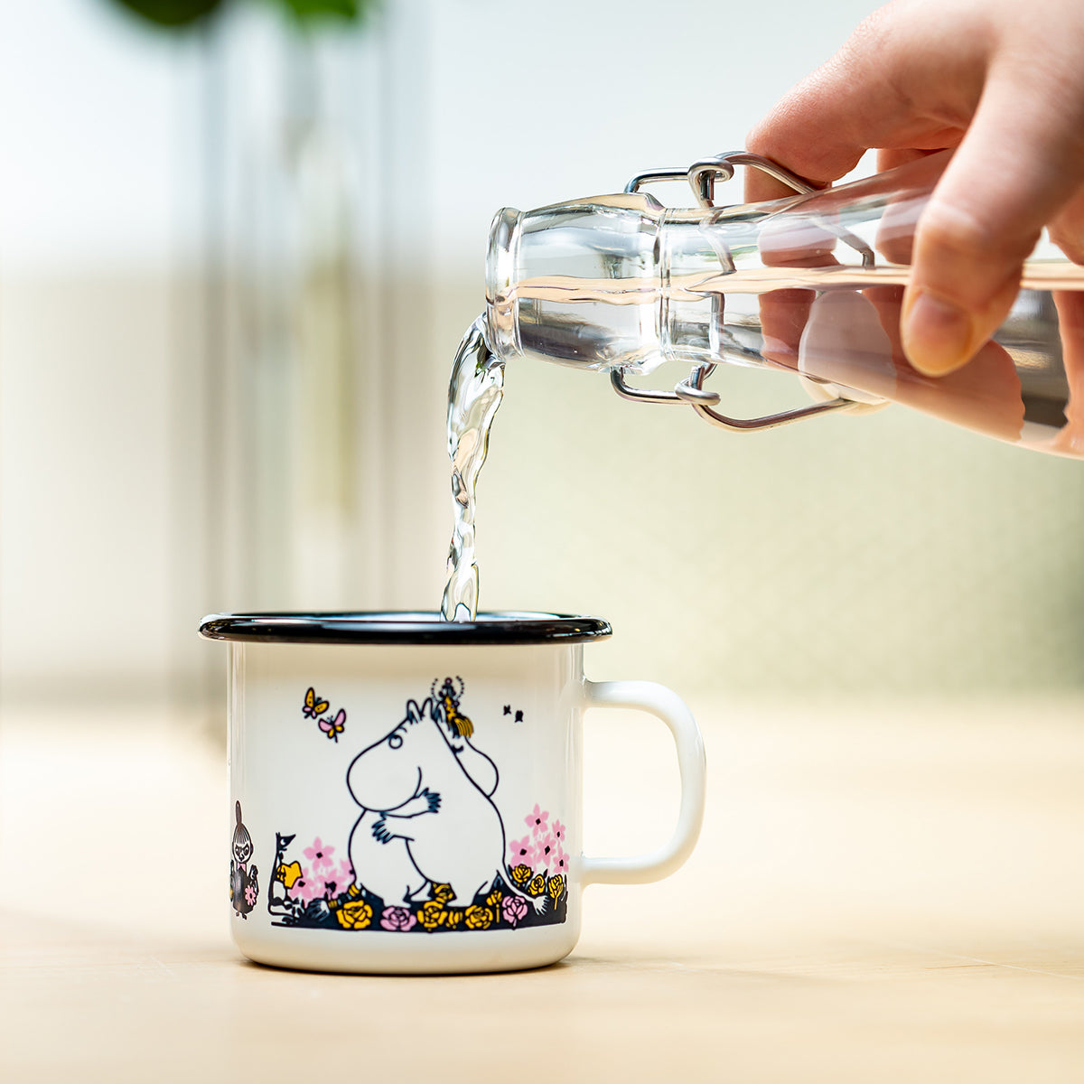 Moomin ムーミン Muurla ムールラ ホーローマグ(ハグ / 250ml)