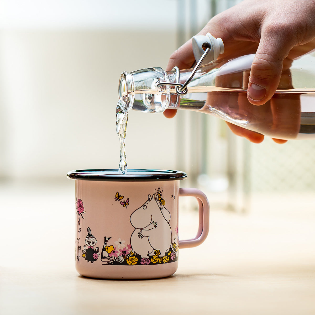 Moomin ムーミン Muurla ムールラ ホーローマグ(ハグ / 370ml)