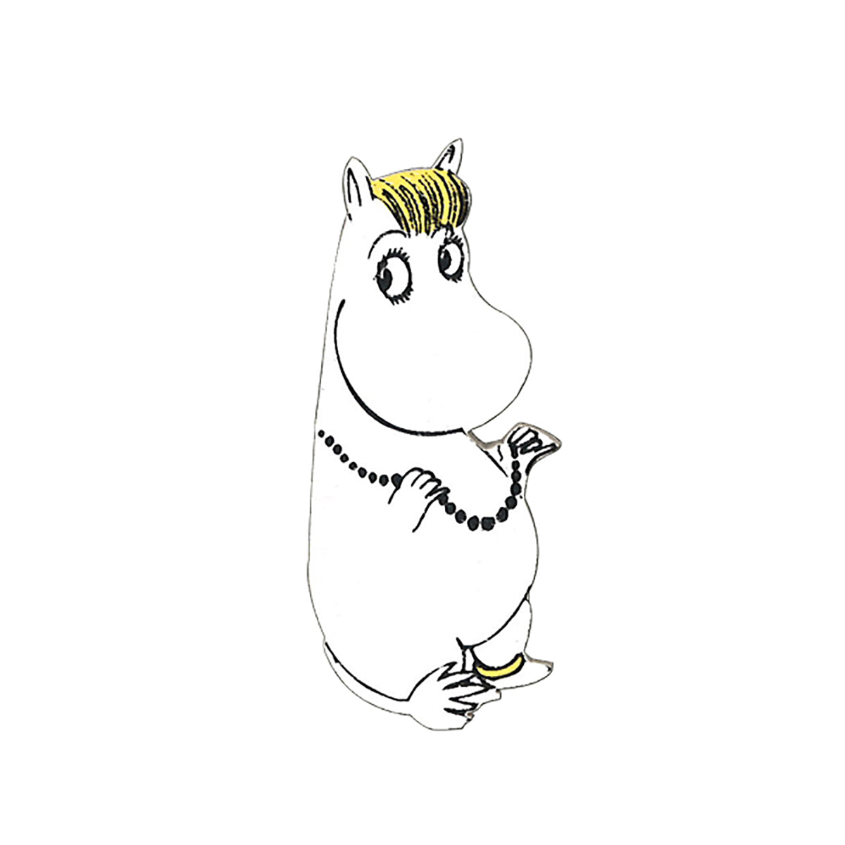 Moomin ムーミン APRILMAI アプリルマイ 木製マグネット ( ネックレスのスノークのおじょうさん )