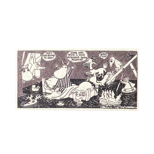 Moomin ムーミン APRILMAI アプリルマイ 木製マグネット ( 水浸しのムーミンハウス )