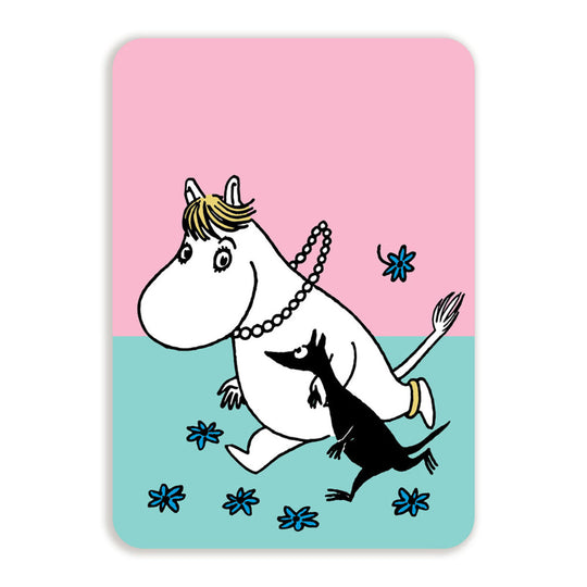 Moomin ムーミン Putinki プティンキ ポストカードパステル ( スノークのおじょうさんとソフス )