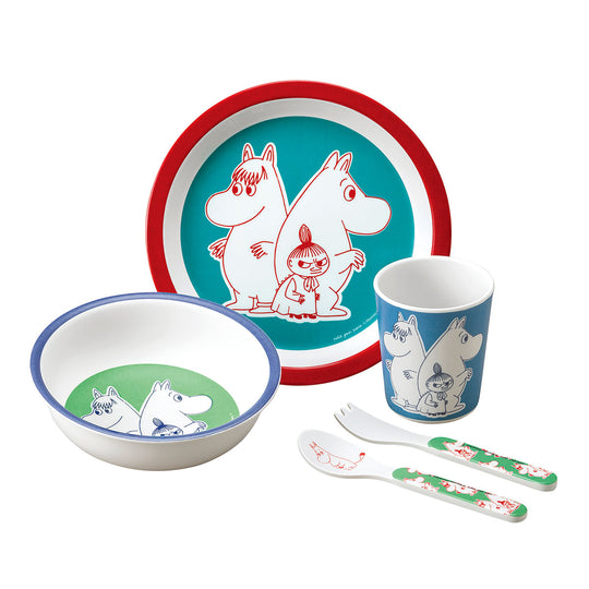 Moomin ムーミン petit jour paris プティジュールパリ メラミンギフト5点セット ( ムーミン )