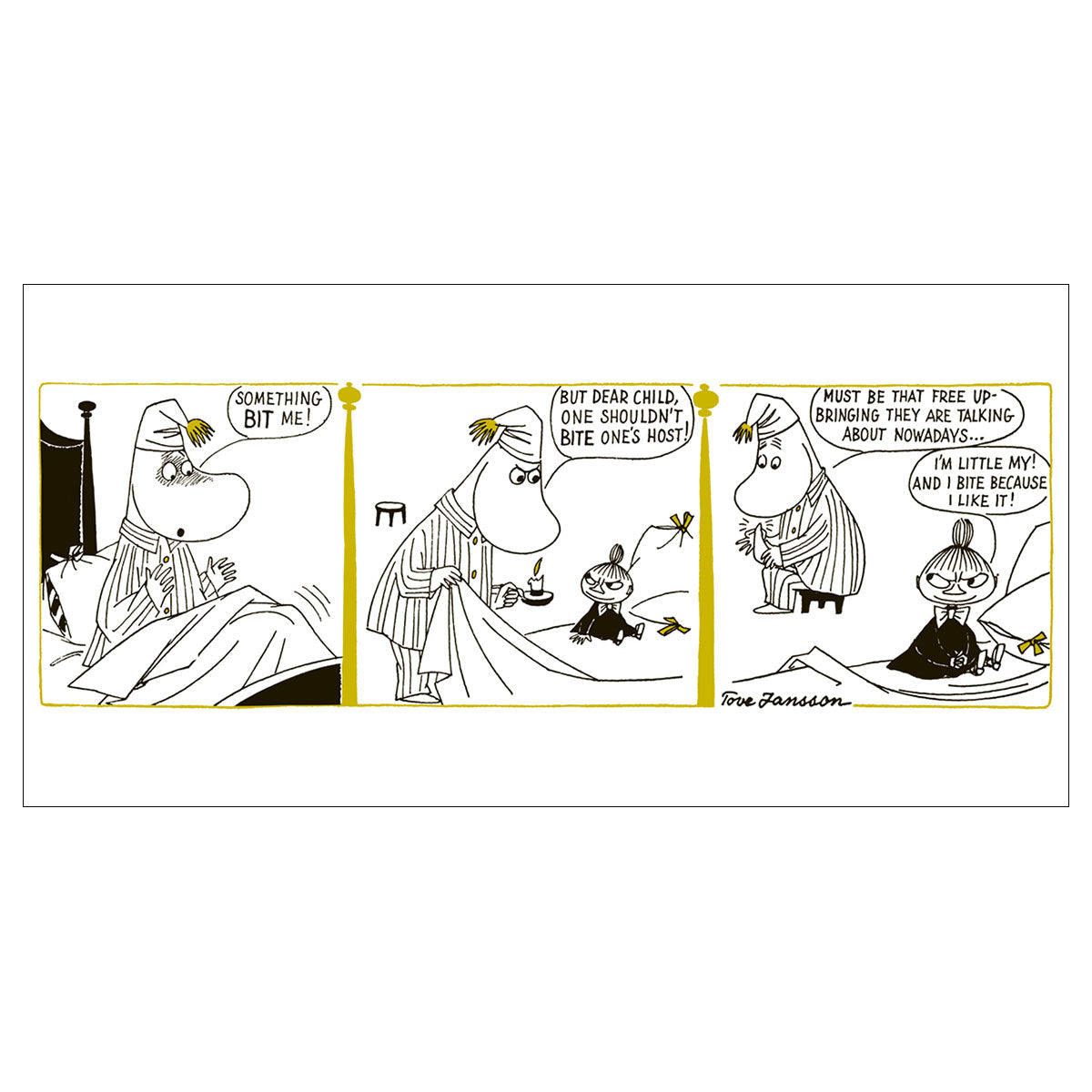 Moomin ムーミン Putinki プティンキ パノラマポストカード ( ムーミンコミック / ムーミンとリトルミイ )