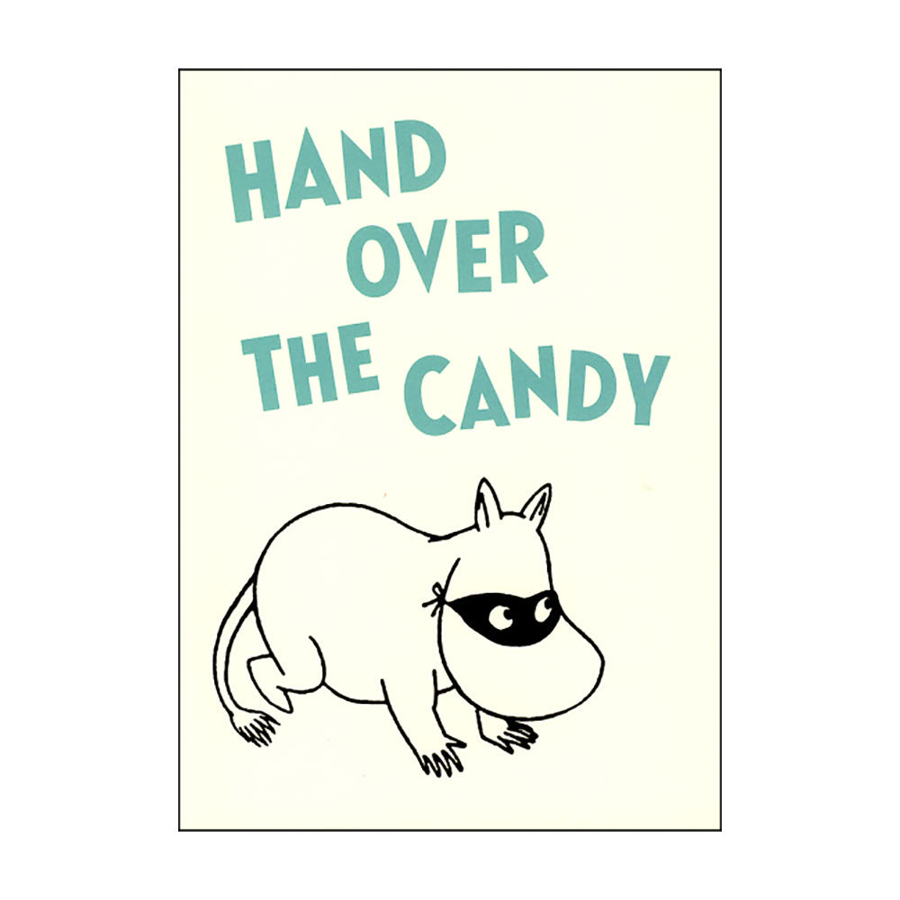 Moomin ムーミン Karto カルト ポストカード（HAND OVER THE CANDY）
