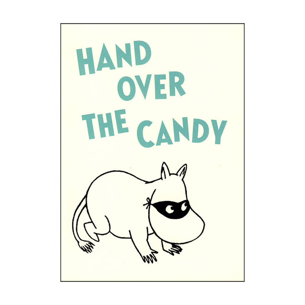 Moomin ムーミン Karto カルト ポストカード(HAND OVER THE CANDY)