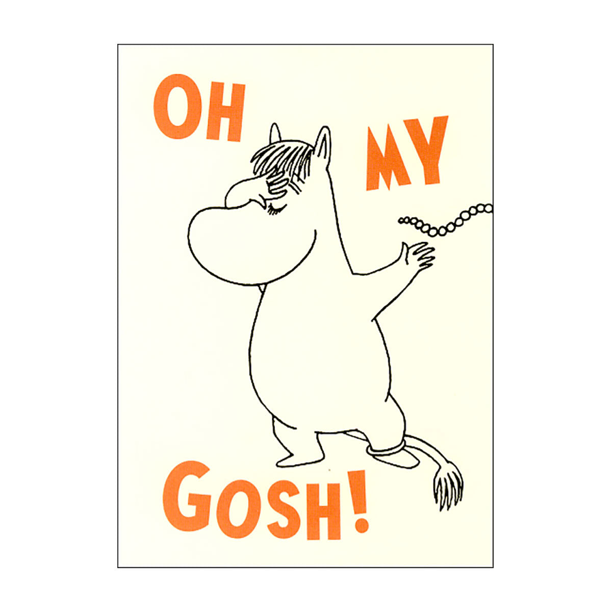 Moomin ムーミン Karto カルト ポストカード（OH MY GOSH!）