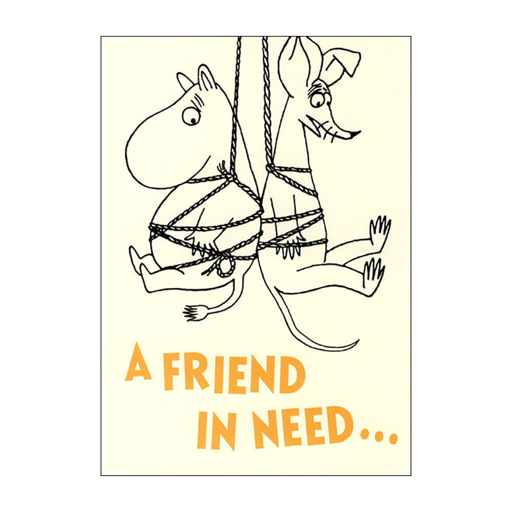 Moomin ムーミン Karto カルト ポストカード(A FRIEND IN NEED…)