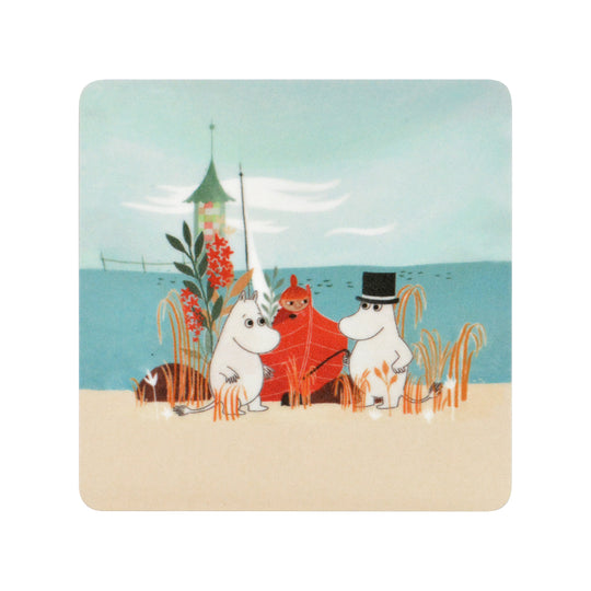Moomin ムーミン Opto Design オプトデザイン コースター ( #OURSEA / 9×9cm )