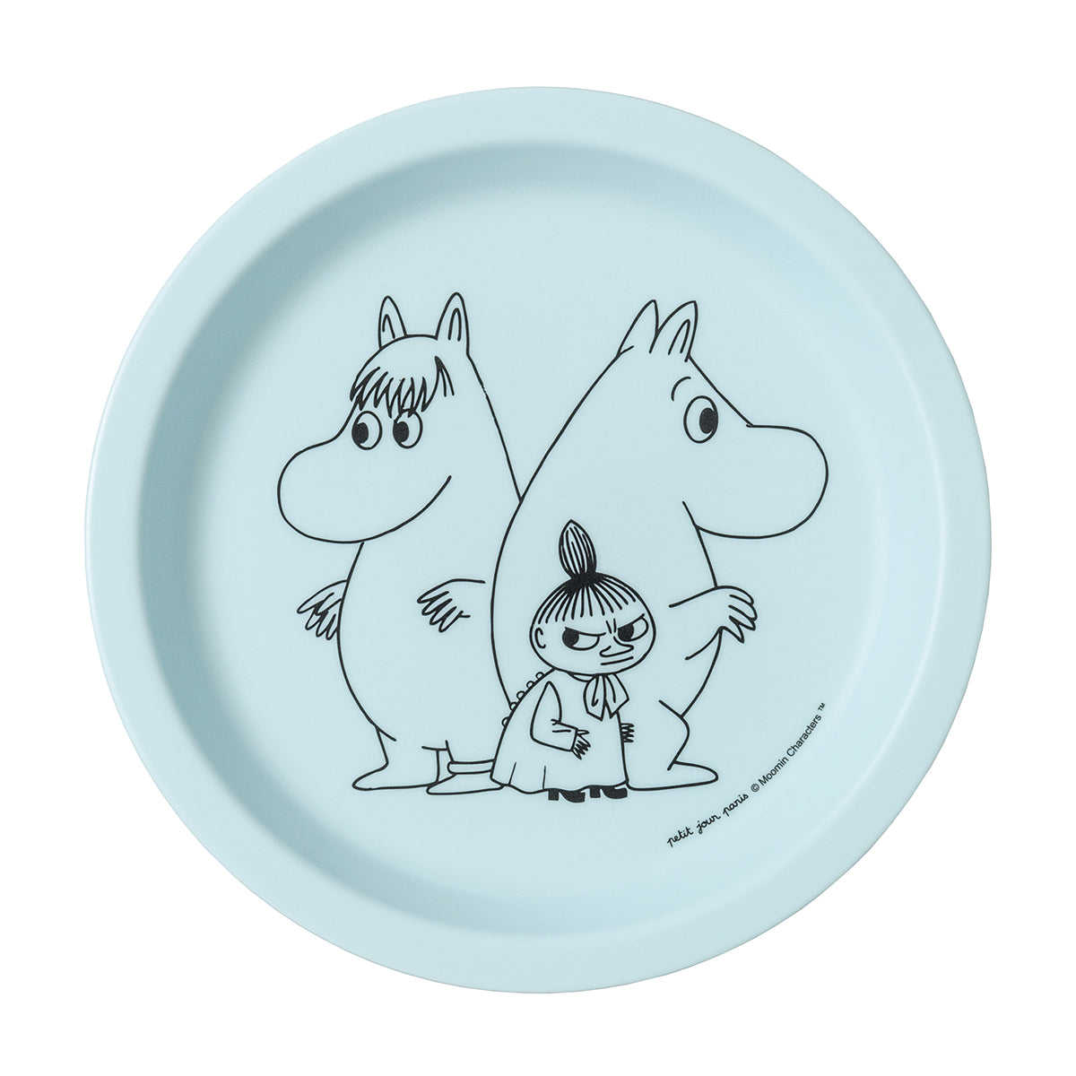 Moomin ムーミン petit jour paris プティジュールパリ メラミンプレート ( ブルー )