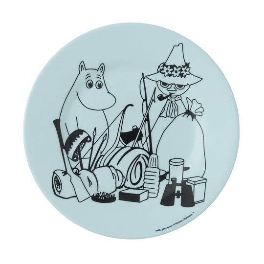 Moomin ムーミン petit jour paris プティジュールパリ メラミンデザートプレート ( キャンプ ブルー )