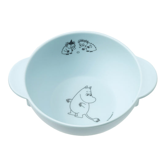 Moomin ムーミン petit jour paris プティジュールパリ メラミンボウルハンドル付き ( ブルー )