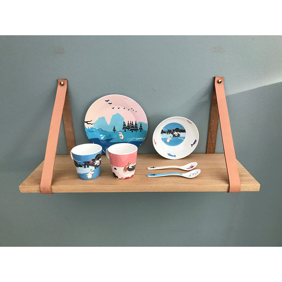 Moomin ムーミン ratt start ラットスタート メラミンカップ ( NORDIC SUMMER SKIE / ピンク )
