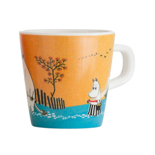 Moomin ムーミン ratt start ラットスタート メラミンカップ ( NORDIC SUMMER SKIE / オレンジ )