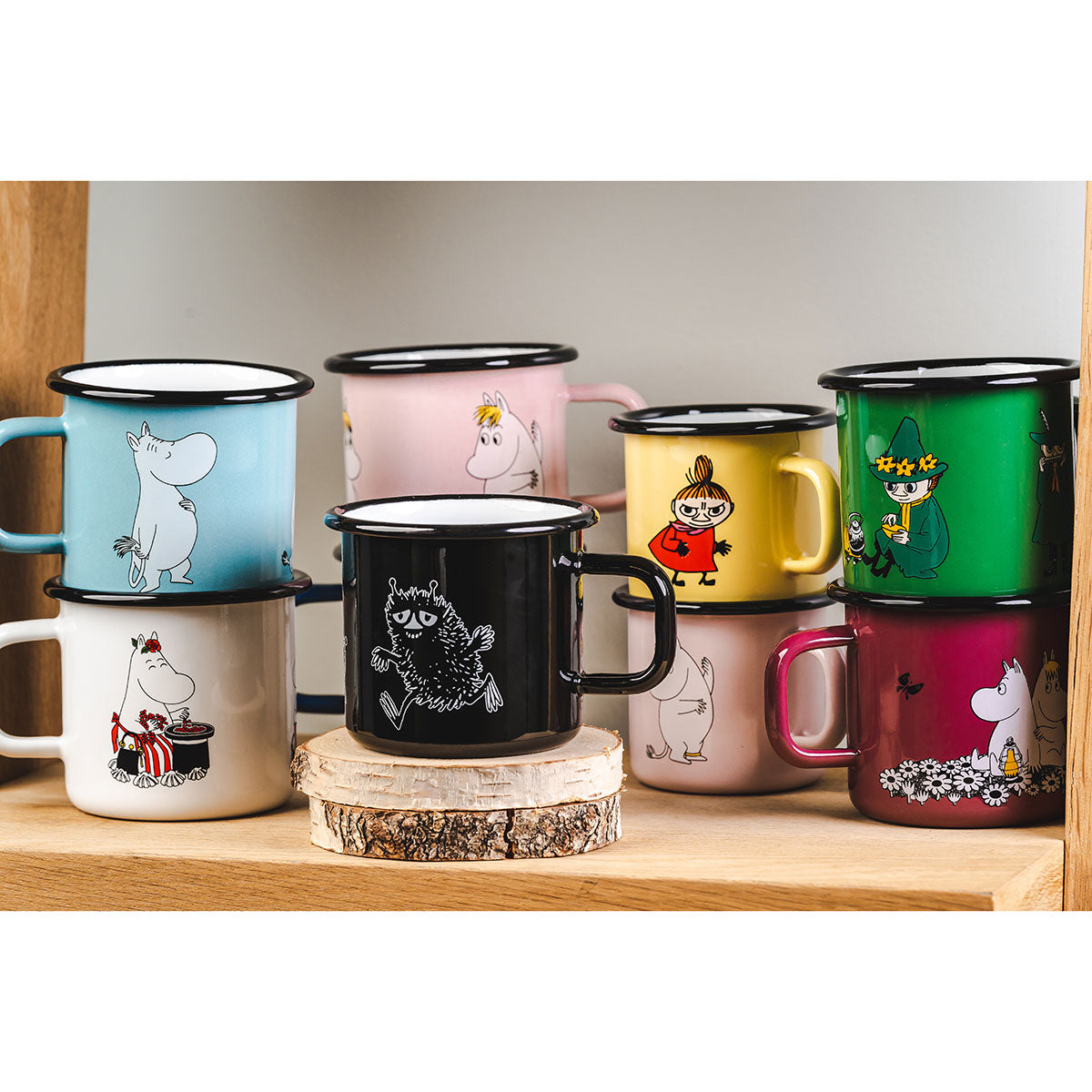 Moomin ムーミン Muurla ムールラ ホーローマグ ( スティンキー / ブラック / 370ml )