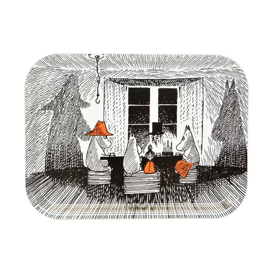 Moomin ムーミン Opto Design オプトデザイン 木製トレイ S ( True to its origin / 27×20cm )