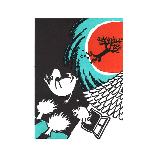 Moomin ムーミン Putinki プティンキ ギフトカード (彗星とムーミンたち)