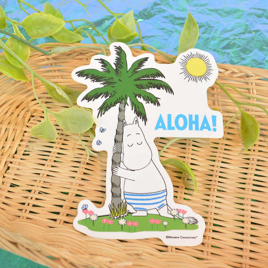 Moomin Shop HAWAII ムーミンショップハワイ ステッカー ( アロハ / ブルー )