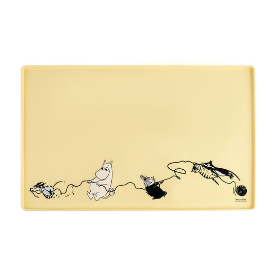 Moomin ムーミン Muurla ムールラ ペット用シリコーンマット ( S / イエロー )