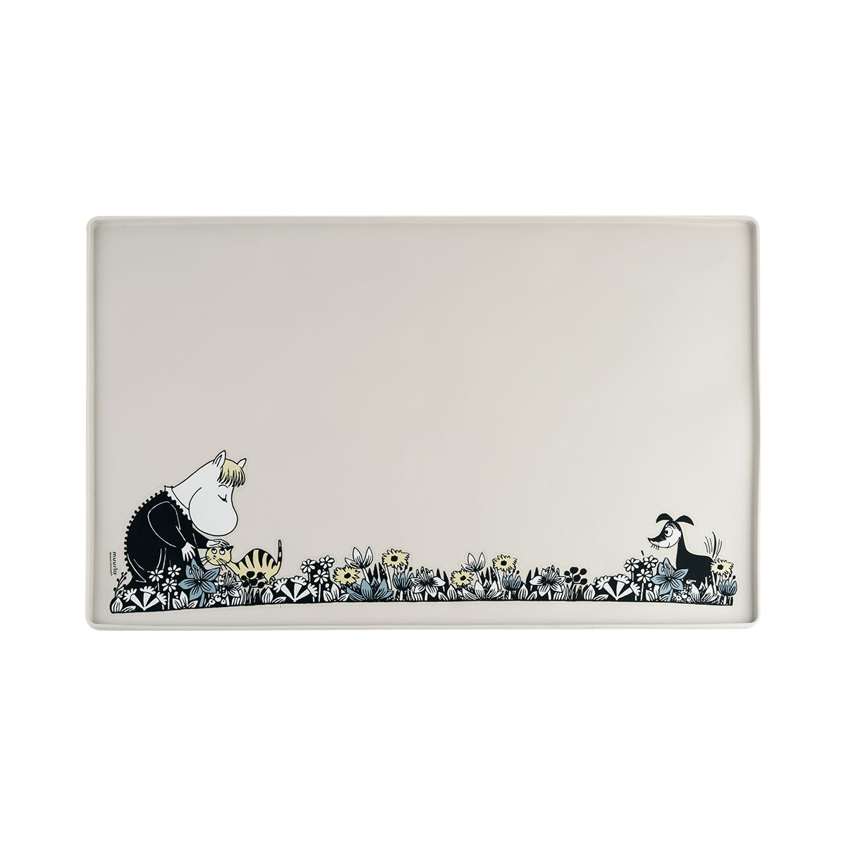 Moomin ムーミン Muurla ムールラ ペット用シリコーンマット ( M / グレー )