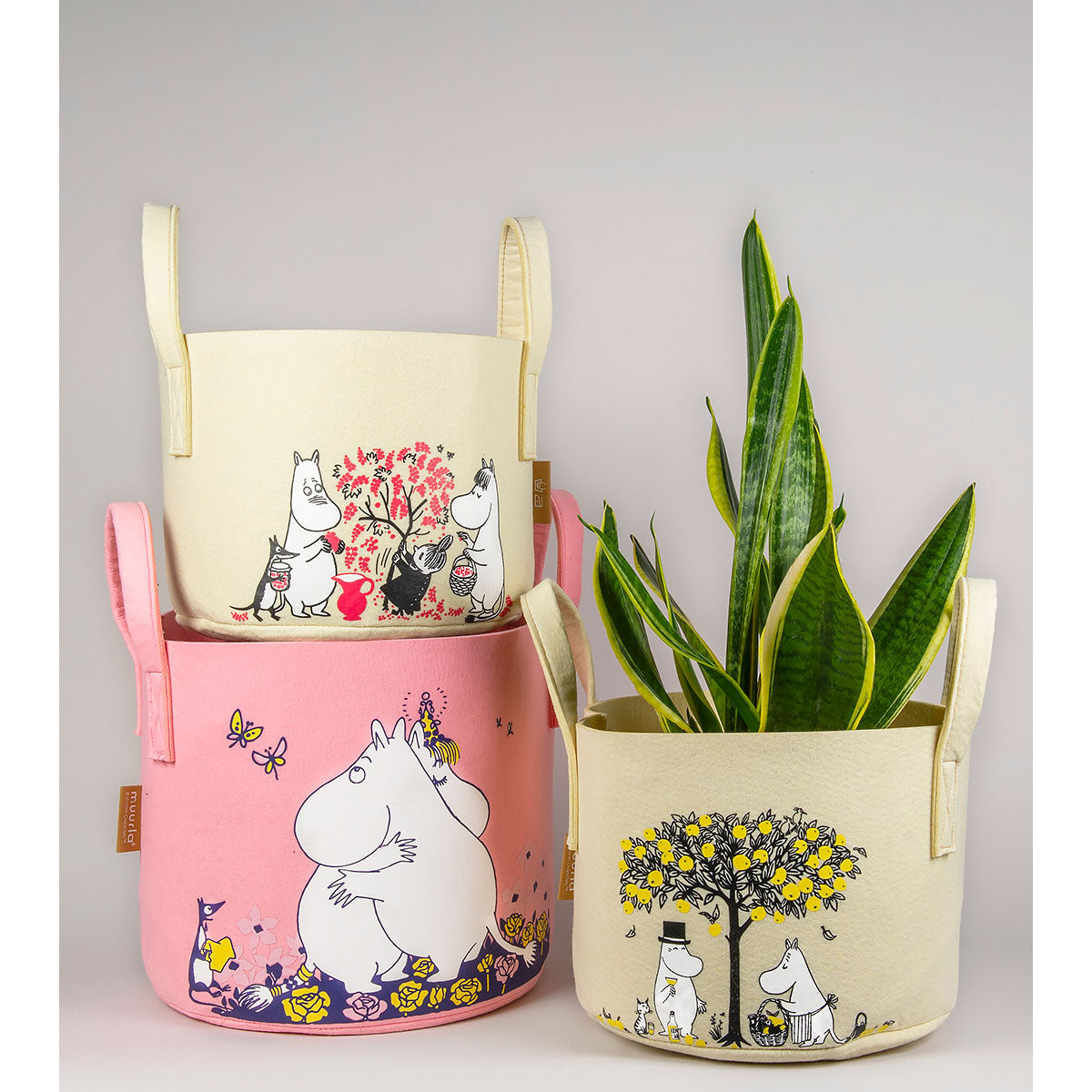 Moomin ムーミン Muurla ムールラ 収納バスケット ( M / Hug )