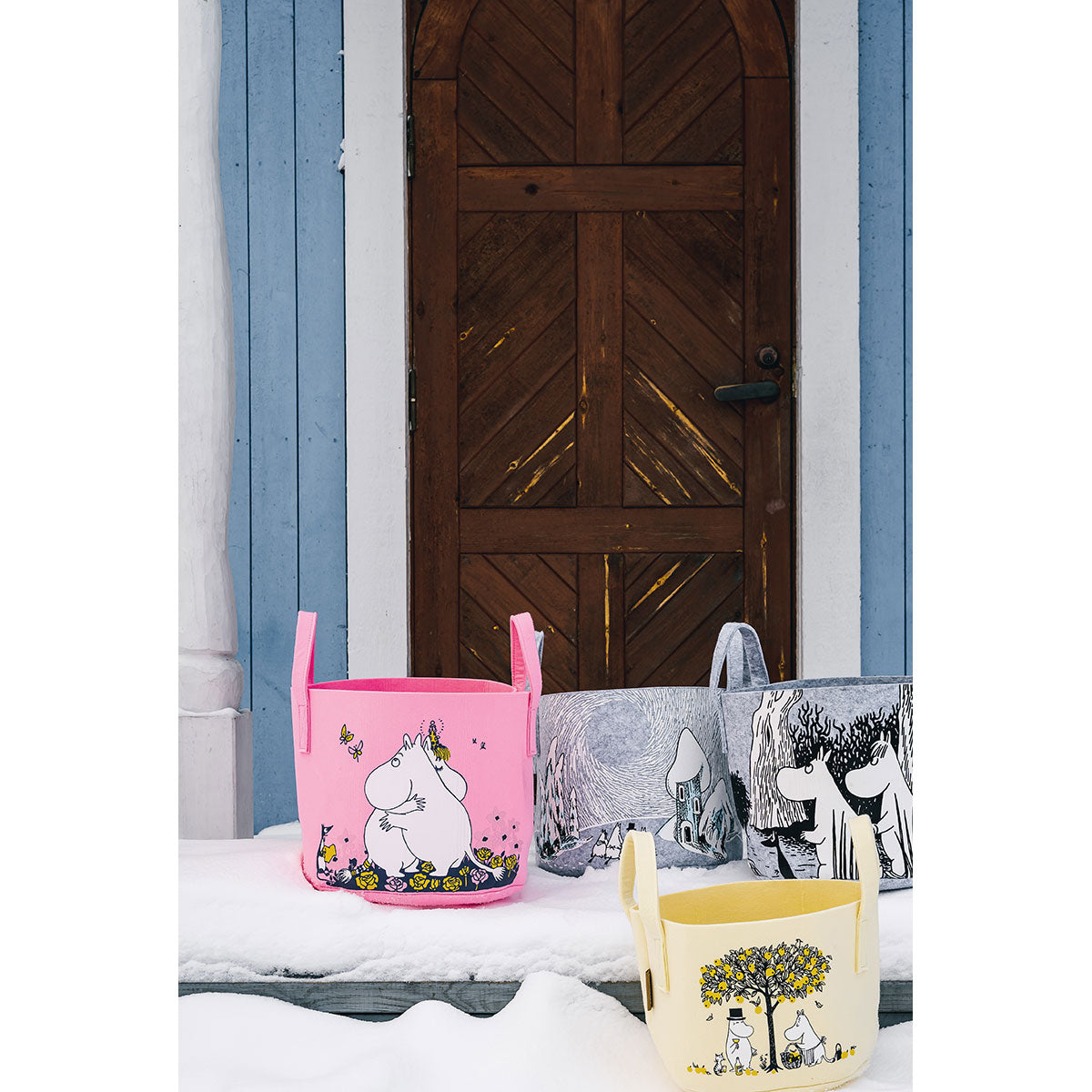 Moomin ムーミン Muurla ムールラ 収納バスケット ( M / Hug ) – 北欧雑貨