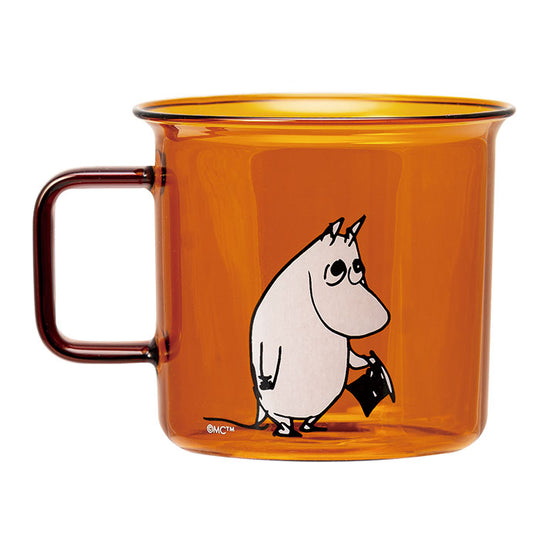 Moomin ムーミン muurla ムールラ ガラスマグ ( ムーミンパパ / アンバー )