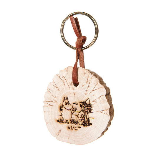 Moomin ムーミン Puulelut プーレルット 切り株キーリング ( ムーミン＆スナフキン )