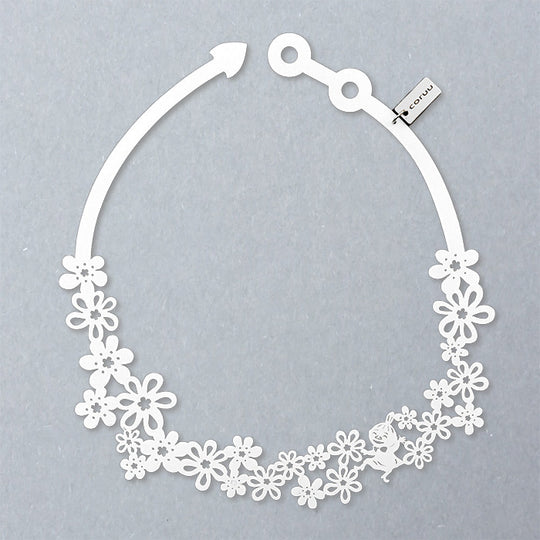 Moomin ムーミン CORUU コルウ ネックレス ( ダンシングリトルミイ / ホワイト )