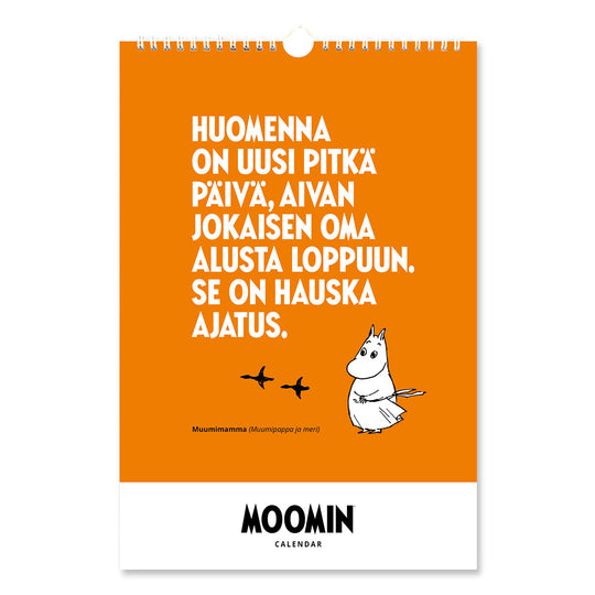 Moomin ムーミン Putinki プティンキ 壁掛けカレンダー ( イヤーレス / 23×34cm )