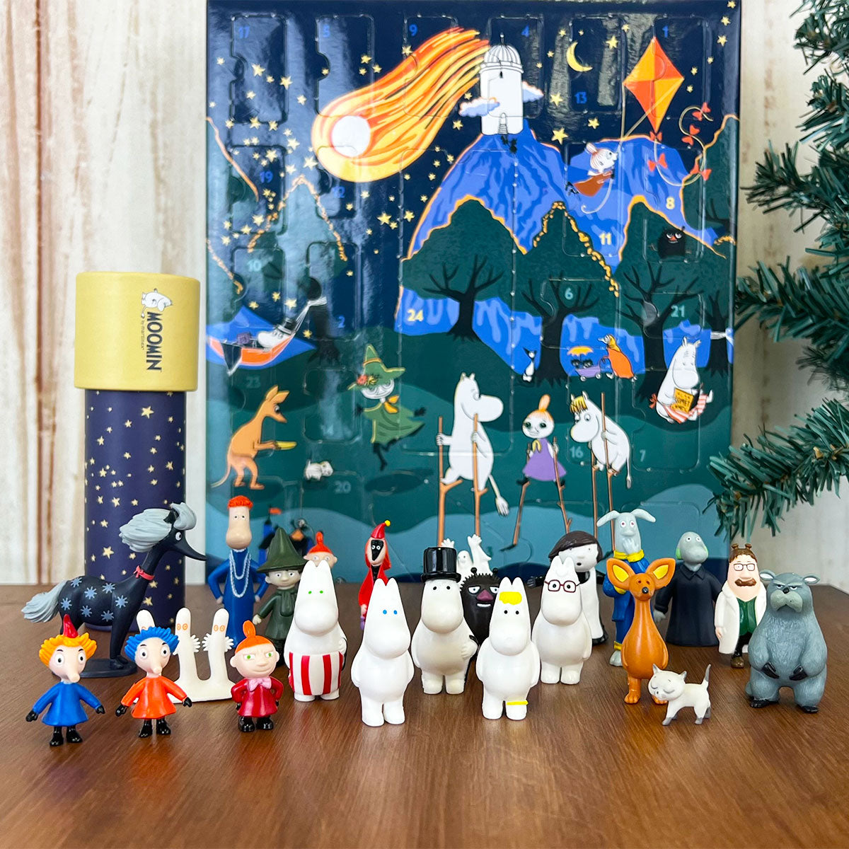 【50%OFF】Moomin ムーミン Martinex マルチネックス クリスマスフィギュア アドベントカレンダー ( 24個セット / ｜北欧雑貨