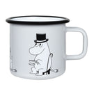 Moomin ムーミン Muurla ムールラ ホーローマグ ( ムーミンパパ / グレー / 370ml )