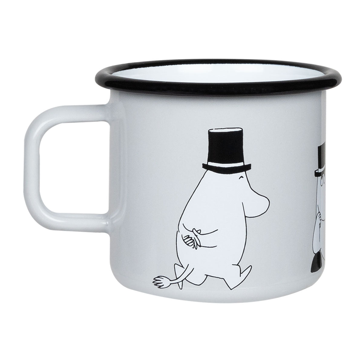 Moomin ムーミン Muurla ムールラ ホーローマグ ( ムーミンパパ / グレー / 370ml )