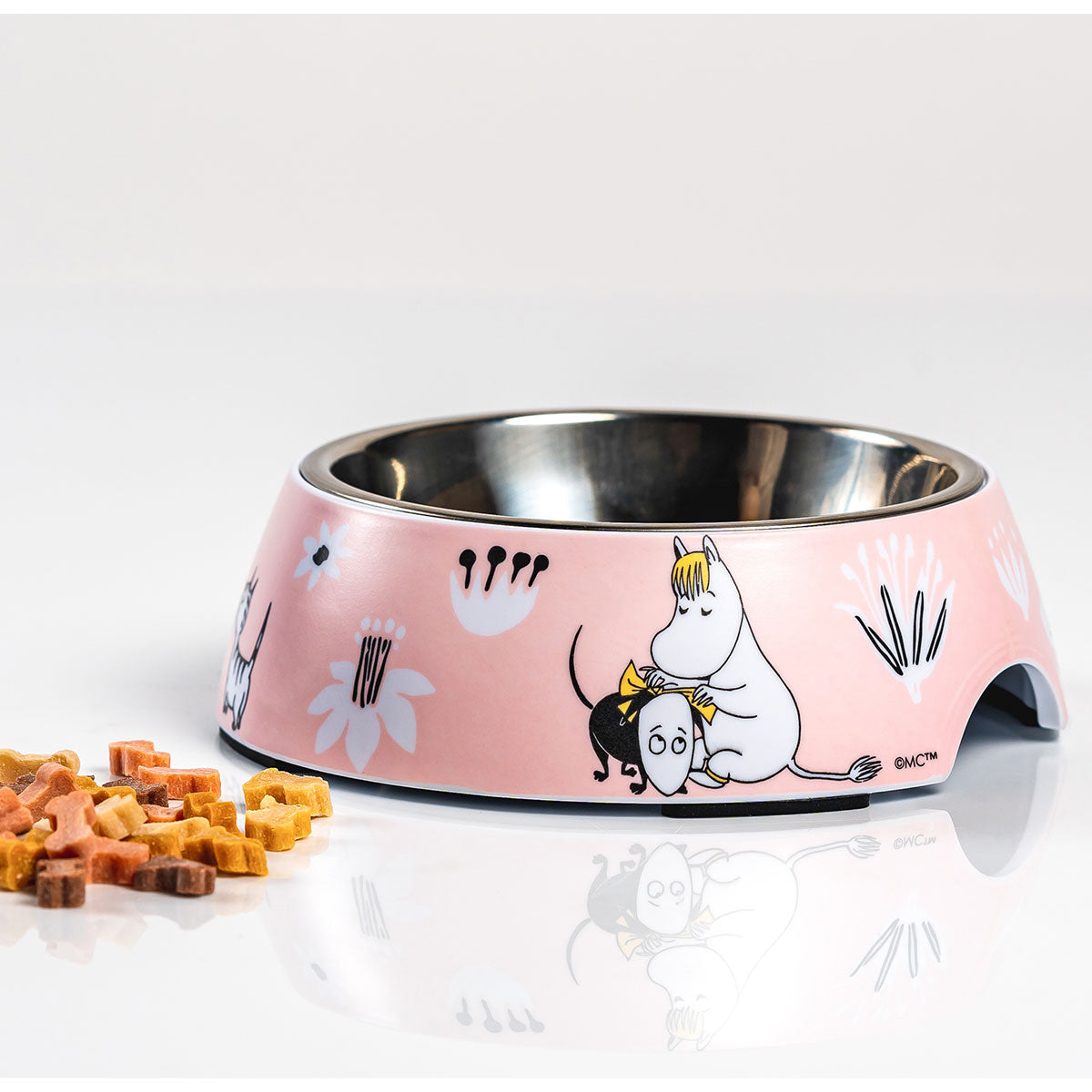 Moomin ムーミン Muurla ムールラ ペットフードボウル ( S / ピンク )