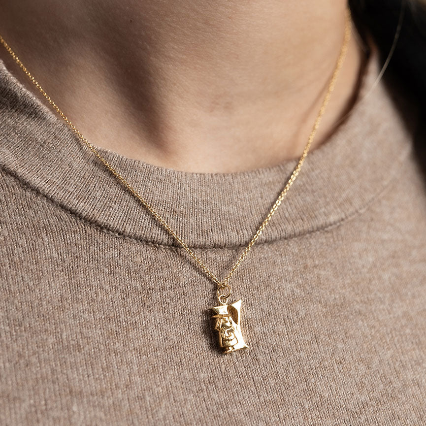 Moomin ムーミン SKULTUNA スクルツナ ネックレス ( Y / クリップダッス / ゴールド )