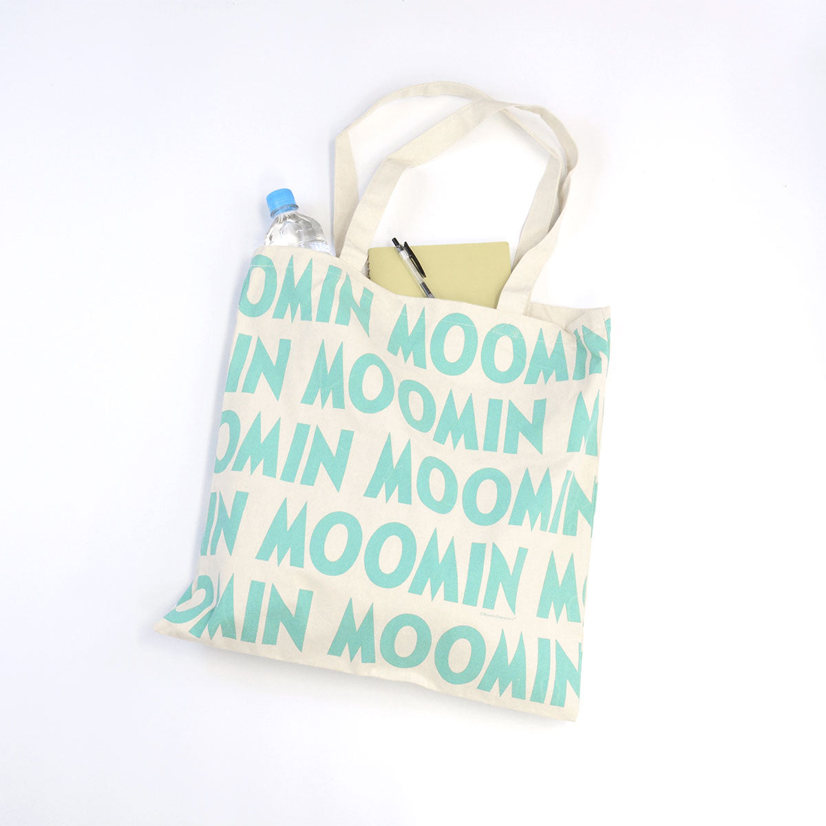 Moomin ムーミン ロゴトートバッグ ( ブルー )