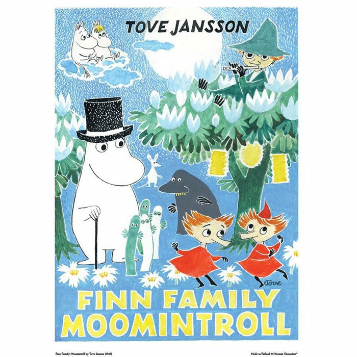 Moomin ムーミン ポスター ( Finn Family Moomintroll / 50 x 70 cm )