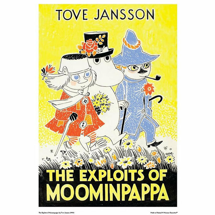Moomin ムーミン ポスター ( The Exploits of Moominpappa / 50 x 70 cm )